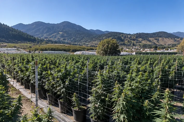 Outdoor cultivation landscape